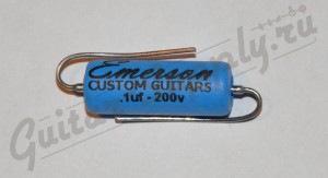 Emerson custom paper-in-oil cap, 0.1 uf, 200V ― Guitar-Supply.ru