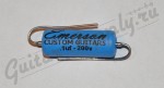 Emerson custom paper-in-oil cap, 0.1 uf, 200V