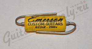 Emerson Custom paper-in-oil cap, 0,022 uf, 200V ― Guitar-Supply.ru