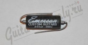 Emerson Custom paper-in-oil cap, 0,033 uf, 200V ― Guitar-Supply.ru