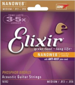 Elixir Nanoweb Acoustic Phosphor Bronze 13-56 ― Guitar-Supply.ru