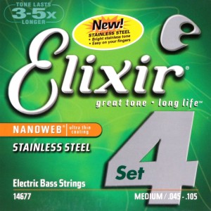 Elixir Nanoweb Electric 4str Bass, Steel, Long Scale 45-105 ― Guitar-Supply.ru