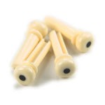 AllParts acoustic bass bridge pins, creme