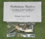 3 Slant Compensated Tele Saddles, brass