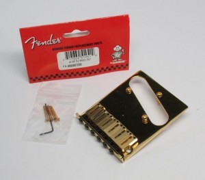 Fender American Standard Telecaster bridge, gold. ― Guitar-Supply.ru