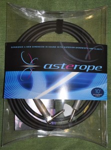 Asterope black nickel A-S jacks, 10' ― Guitar-Supply.ru