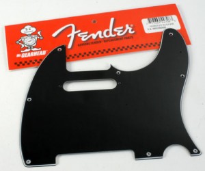 Пикгард для телекастера Fender, черный.  ― Guitar-Supply.ru