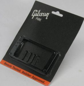 Рамка для звукоснимателя Gibson, бридж, черная ― Guitar-Supply.ru