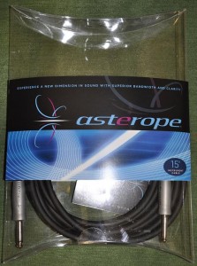 Asterope black nickel S-S jacks, 15'  ― Guitar-Supply.ru