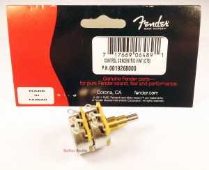 Потенциометр Fender Concentric Pot, 250k/500K ― Guitar-Supply.ru