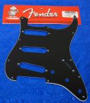 Пикгард для стратокастера Fender, 3-х слойный черный.