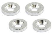 AllParts neck screw bushings, chrome ― Guitar-Supply.ru