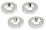 AllParts neck screw bushings, chrome