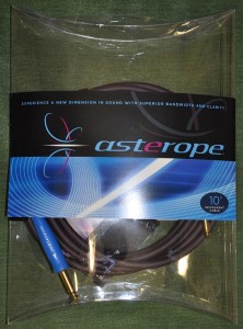 Asterope purple gold S-S jacks, 10' ― Guitar-Supply.ru