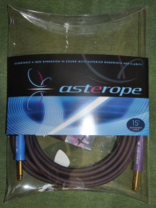 Asterope purple gold S-S jacks, 15' ― Guitar-Supply.ru