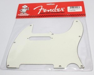 Пикгард для телекастера Fender, пергамент (parchment) ― Guitar-Supply.ru